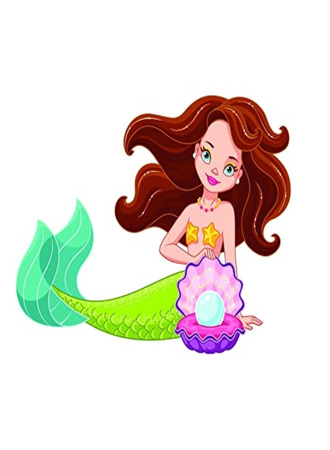 Bhai Please Mermaid Wooden Fridge Magnet (Pack of 1) Fun Comic Character Gift and Decoration - Image 1